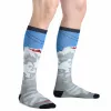 Darn Tough Heady Yeti OTC Midweight with Cushion Merino Wool Socks - Gray, Size L