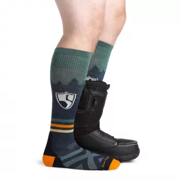 Darn Tough High Fives OTC Midweight with Cushion Ski Socks - Eclipse, Size M