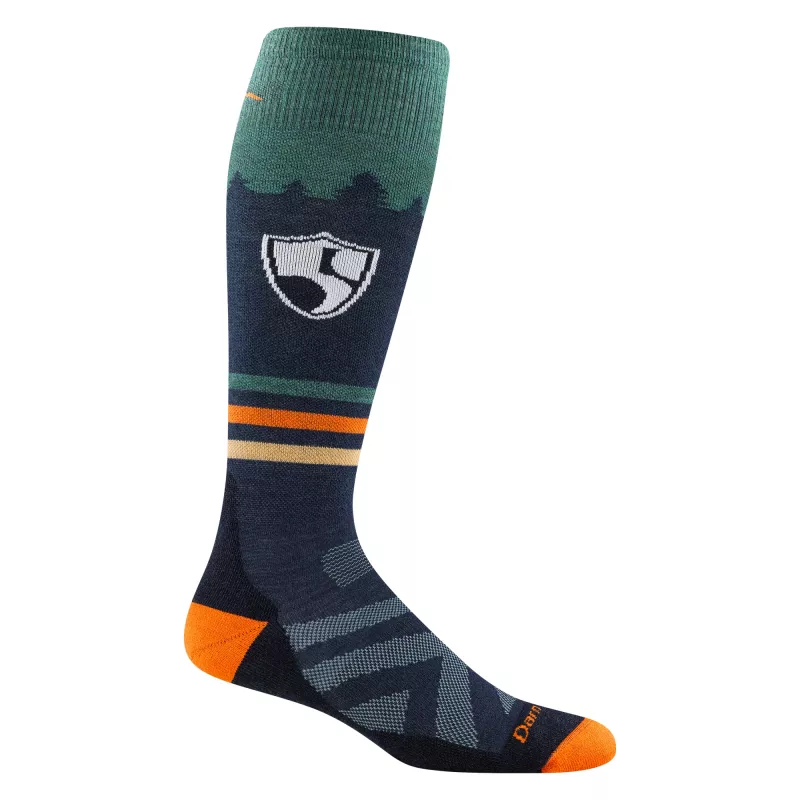 Darn Tough High Fives OTC Midweight with Cushion Ski Socks - Eclipse, Size M