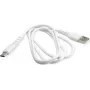 BIOND USB-A į USB-C 1m Baltas Perdirbto Plastiko Laidas – Įkrovimui ir Duomenims
