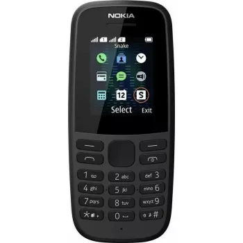 Nokia 105 1.77 Sort Black