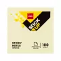 Deli Stick Up Lipnieji Lapeliai 100 Lapų Geltoni 76x76 mm