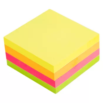 Deli Stick Up Sticky Notes EA03003 400 lapų įvairių spalvų 76x76 mm