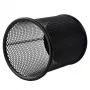 Deli Mesh Round Pen Holder 9.1x9.8x9.8cm Black
