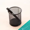 Deli Mesh Round Pen Holder 9.1x9.8x9.8cm Black
