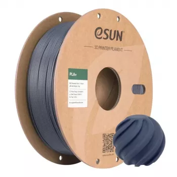 ESUN PLA+ 1.75mm Grey 1kg 3D spausdinimo gijos