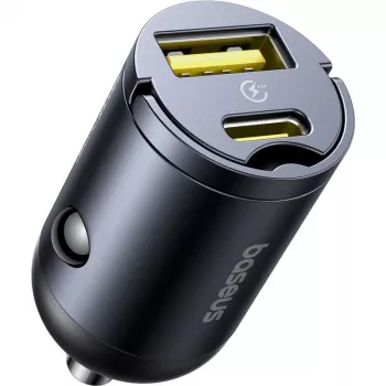 Baseus Tiny Star 30W USB-A USB-C Wall Charger Black