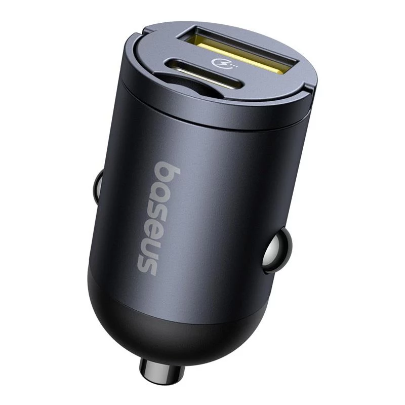 Baseus Tiny Star 30W USB-A USB-C Wall Charger Black