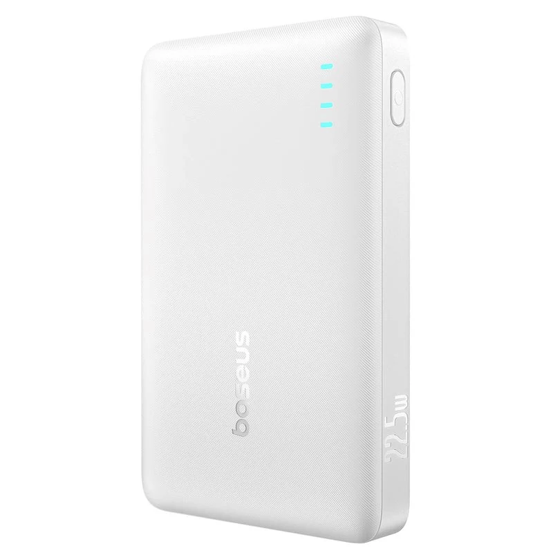 Baseus EnerFill FP21 10000 mAh 22.5W USB-A USB-C Power Bank White