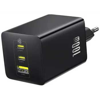Baseus EnerFill FE11 100W 2 x USB-C + USB-A Įkroviklis - Juodas