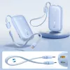 Baseus EnerFill FC21 Qpow 3 Ultra 10000mAh 45W Power Bank su atjungiamu USB-C/Lightning laidu - Mėlyna