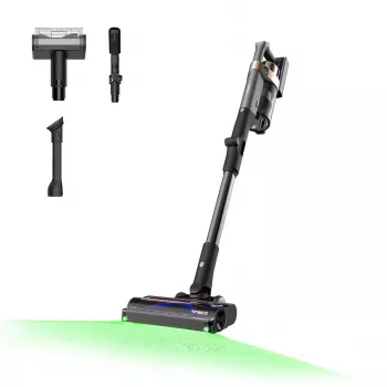 Tineco Pure One A90S belaidis lazdelinis dulkių siurblys su iLoop Smart Sensor technologija, 120 AW, 40 min. veikimo laikas, HEPA filtracija, LED ekranas