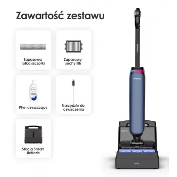 Tineco Floor One S9 Artist Station šlapias-sausas dulkių siurblys