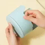 Deli LonGreen rašiklių laikiklis 12x12x11 cm šviesiai mėlynas