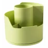Deli LonGreen Pen Holder Lime Green 12x12x11cm