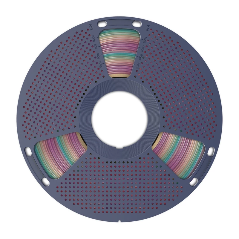 SUNLU PLA Transparent Rainbow 1.75mm 1kg 3D spausdinimo siūlas