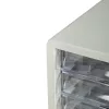 Deli stalčinis modulis 5 stalčiai 27.5x34x26 cm šviesiai pilkas