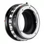 K&F Concept Nikon F (G/AF-S) į Nikon Z tvirtinimo objektyvo adapteris, juodas, modelis KF06.369