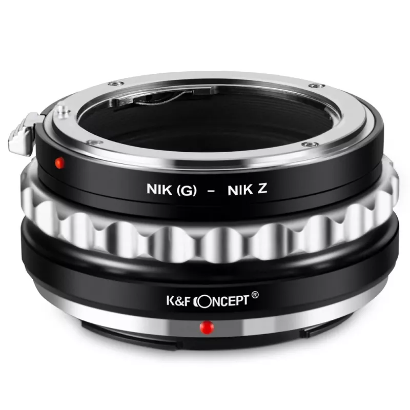 K&F Concept Nikon F (G/AF-S) į Nikon Z tvirtinimo objektyvo adapteris, juodas, modelis KF06.369