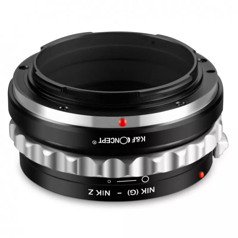 K&F Concept Nikon F (G/AF-S) į Nikon Z tvirtinimo objektyvo adapteris, juodas, modelis KF06.369