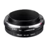 K&F Concept Canon FD į RF objektyvo laikiklio adapteris (juodas)