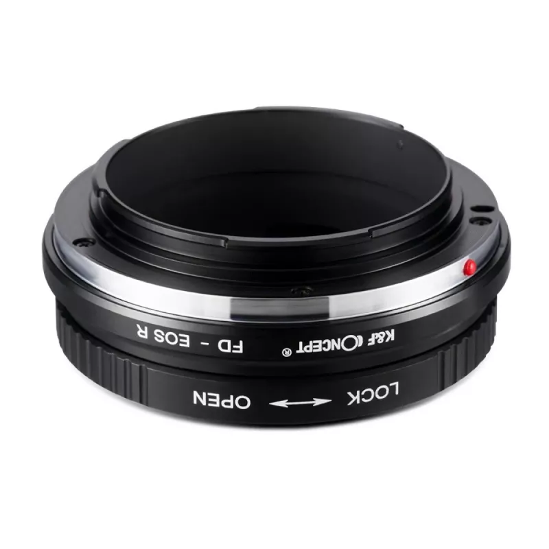 K&F Concept Canon FD į RF objektyvo laikiklio adapteris (juodas)