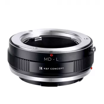K&F adapteris Minolta MD/MC objektyvams į Leica L-Mount fotoaparatą - Juodas