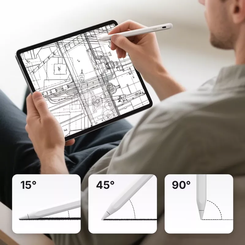 Metapen Pencil A8 for iPad White