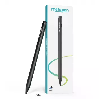 Metapen Pen G1 Active Stylus, skirta Google Pixel ir Amazon Fire - Juoda
