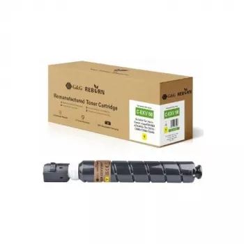 G&G Reborn Suderinamas Tonerio Kasetė Canon C-EXV58 (3766C002) Geltona
