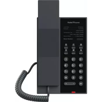 Fanvil H602W SIP viešbučio telefonas su 3.5 inch spalvotu LCD, Wi-Fi 802.11ac, 2 SIP linijomis, 10 DSS klavišais
