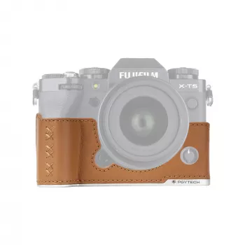 PGYTECH Odinis fotoaparato pusdėklas, skirtas Fujifilm X-T5, rudas