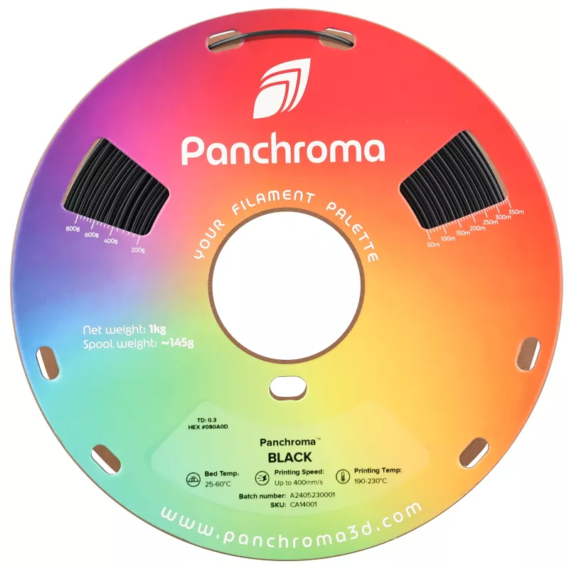 Polymaker Panchroma CoPE 3D spausdintuvo kaitlentė, 1,75 mm, 1 kg, Black