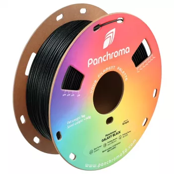 Polymaker Panchroma PLA Galaxy 1.75mm Black 1kg 3D spausdintuvo filamentas