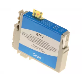 G&G Ninestar suderinama kasetė su rašalu, skirta Epson T0712/C13T07124012, Cyan