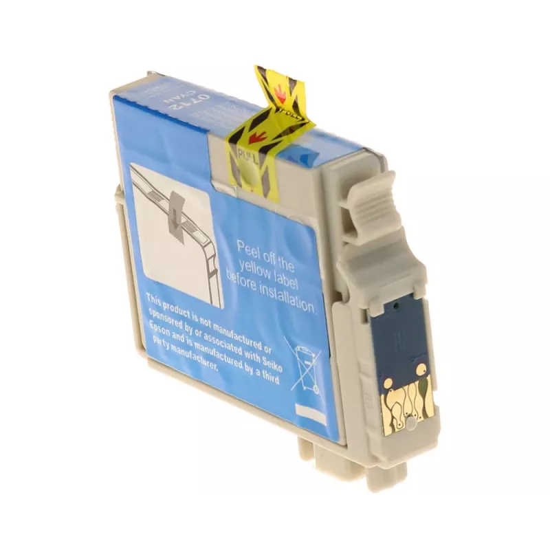 G&G Ninestar suderinama kasetė su rašalu, skirta Epson T0712/C13T07124012, Cyan