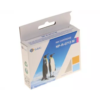 G&G Ninestar Suderinama Rašalo Kasetė, skirta Epson T0713 (C13T07134012) - Purpurinė