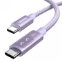 UGREEN Uno L509 USB-C į USB-C laidas, 100W, 2m, violetinis