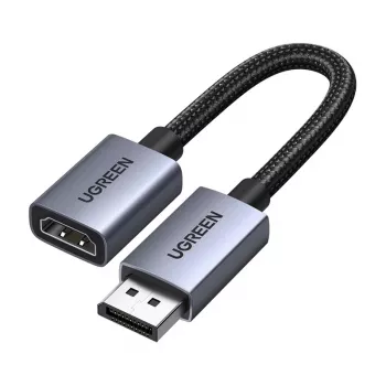 Ugreen DisplayPort į HDMI adapterio laidas 4K 30Hz vienakryptis juodas 1,5 m
