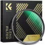 K&F Concept Black Diffusion 1/8 filtras 82mm HD Nano danga