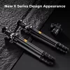 K&F Concept X284C4 anglies pluošto trikojis su BH-36 rutuline galvute, 172 cm, 16 kg apkrova, monopodu, 4 sekcijų užsukamais fiksatoriais, suderinamas su Arca-Swiss | ITwork.lt