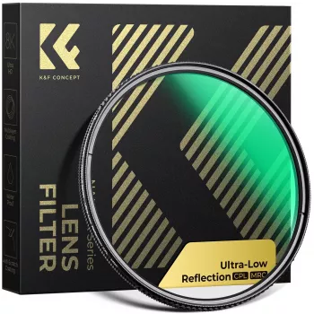 K&F Concept Nano-X itin mažo atspindžio apskritas poliarizacinis filtras 55mm