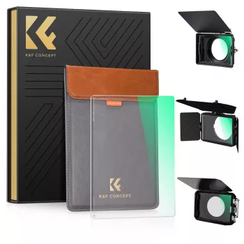 K&F Concept Black Mist 1/4 Filtras 4x5.65 colio skirtas Matte Box (KF01.2451)