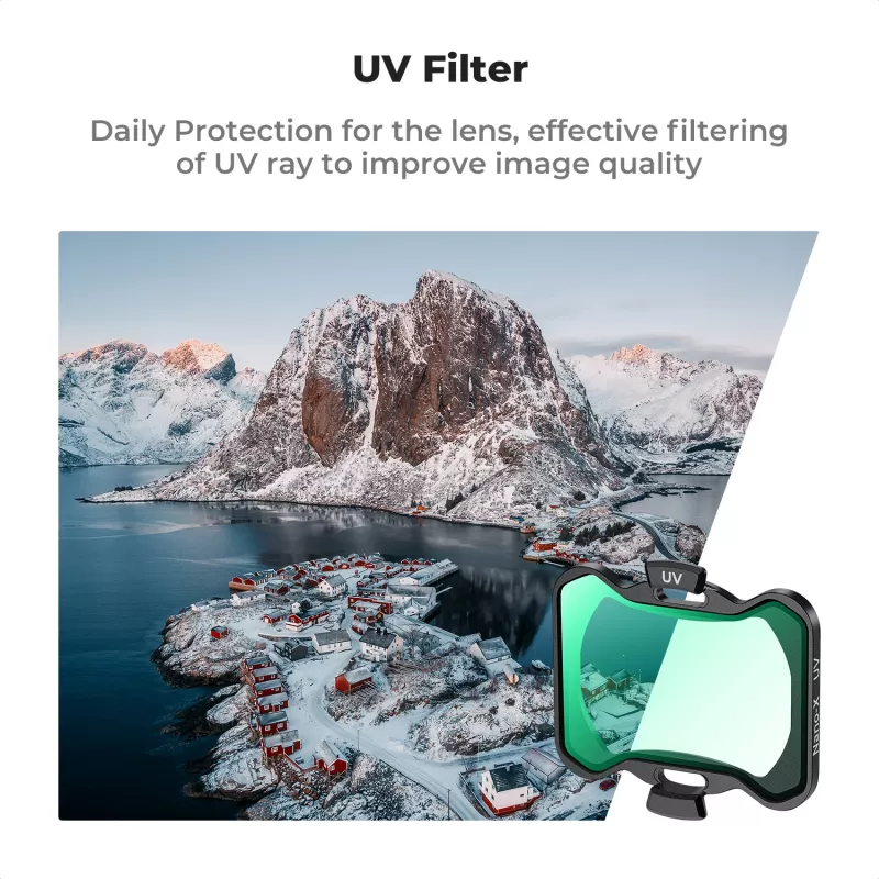 K&F Concept Nano-X UV Filtras MC, skirtas DJI Avata 2 (KF01.2698)