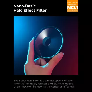K&F Concept Nano-B Halo Spiral Swirl Blur Effect Filter 77mm