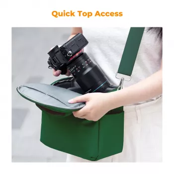 K&F Concept KF13.179V8 Camera Sling Bag Green