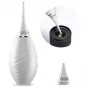 K&F Concept 2-in-1 Air Blower with Retractable Brush for Camera Lens Sensor Optics Cleaning - White (KF08.048)