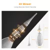 K&F Concept 2-in-1 Air Blower with Retractable Brush for Camera Lens Sensor Optics Cleaning - White (KF08.048)