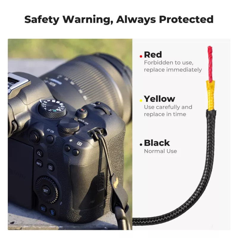 KF Neoprene Neck & Shoulder Strap for DSLR & Mirrorless Cameras (Canon, Nikon, Sony) - Black
