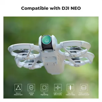 K&F Concept Nano-X 8K Ultra HD apskritas poliarizacinis filtras, skirtas DJI Neo / KF01.2828